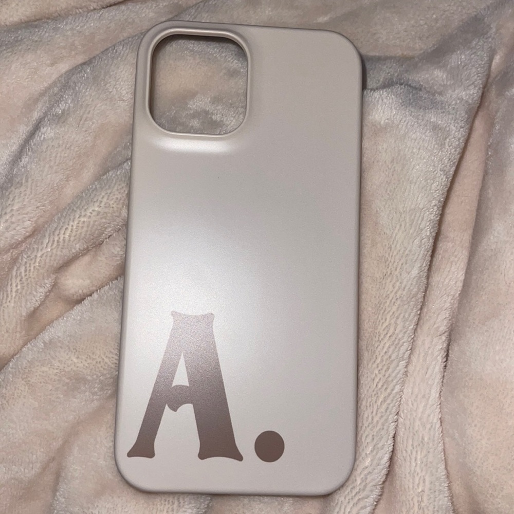 Monogram A IPhone 12 Pro Max Phone case